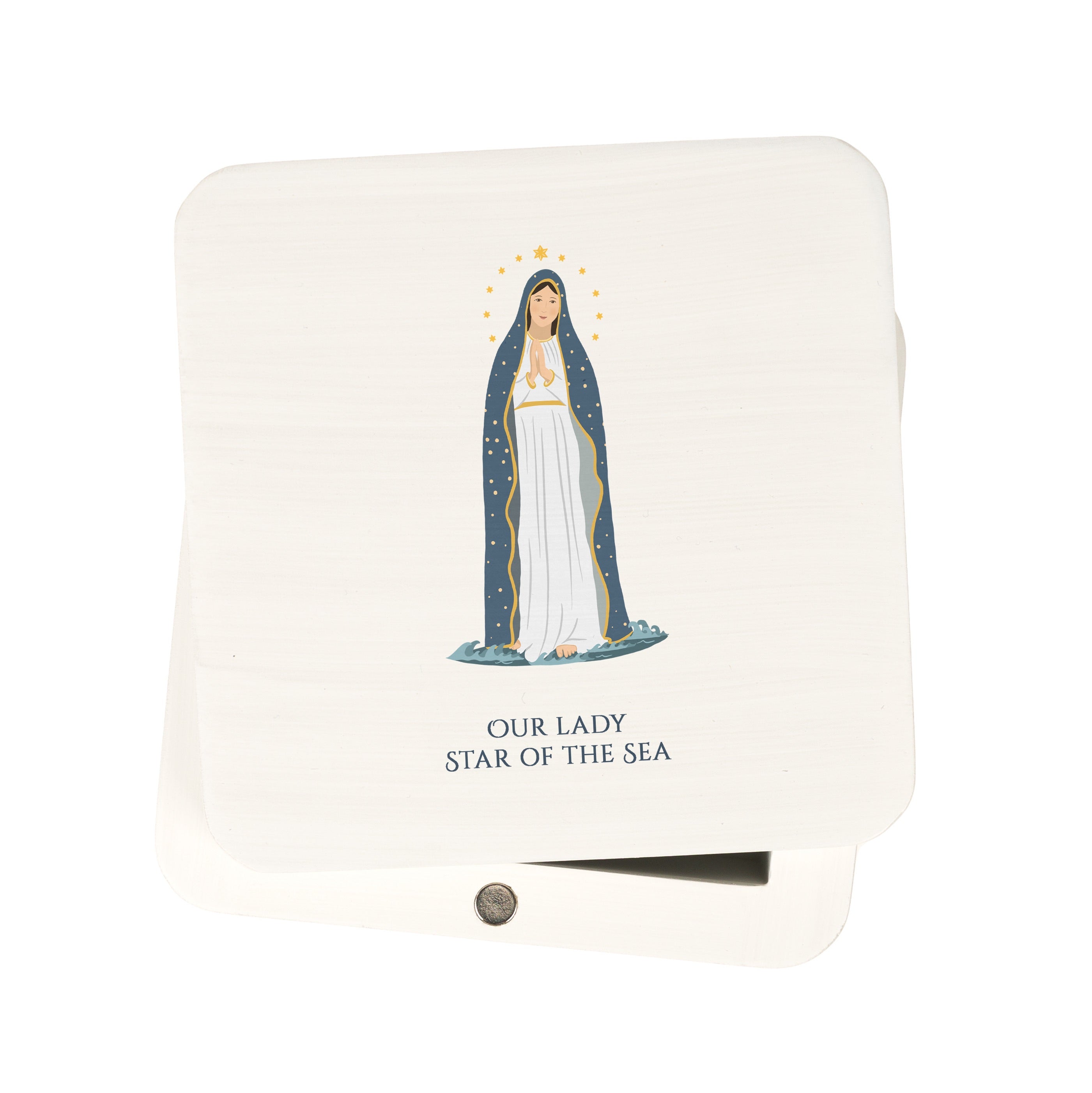 Our Lady Star of Sea White Magnetic box