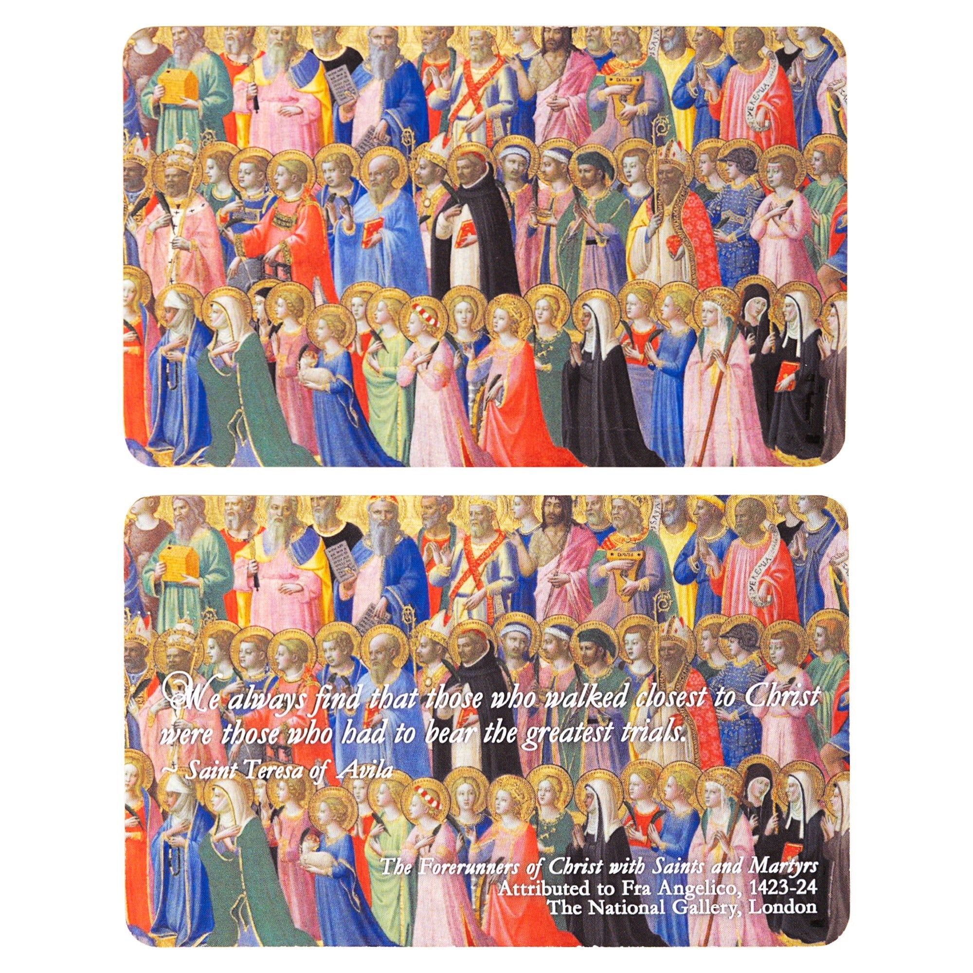 Classic Art Prayer Card Set
