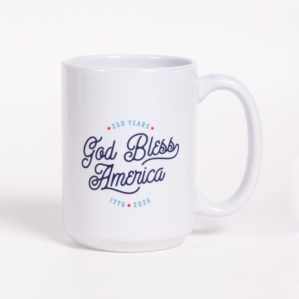 God Bless America 250th Commemorative Mug