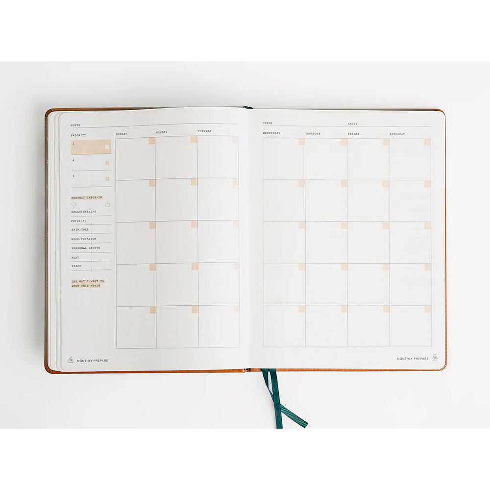 Monk Manual™ Weekly Planner (Tan)
