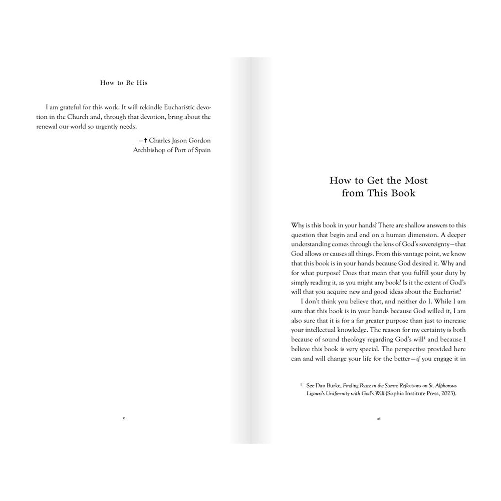 How to Be His: A 33-Day Dedication to Our Eucharistic Jesus