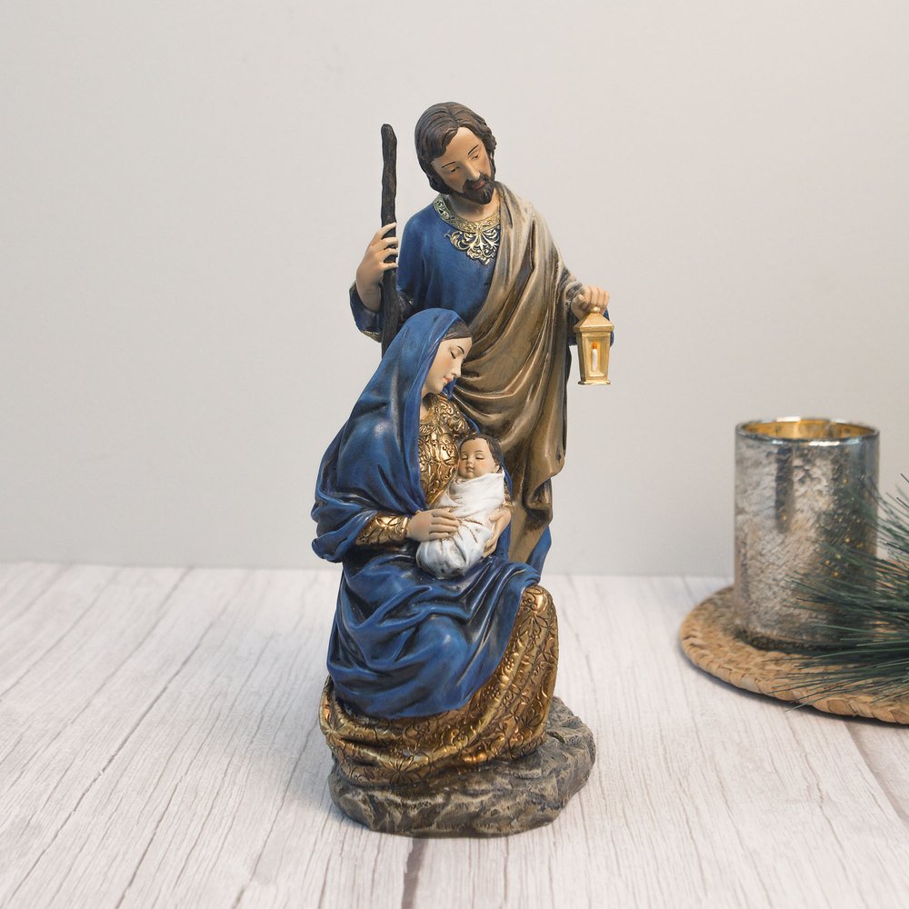Light of the World Holy Family Statue - 10.5"