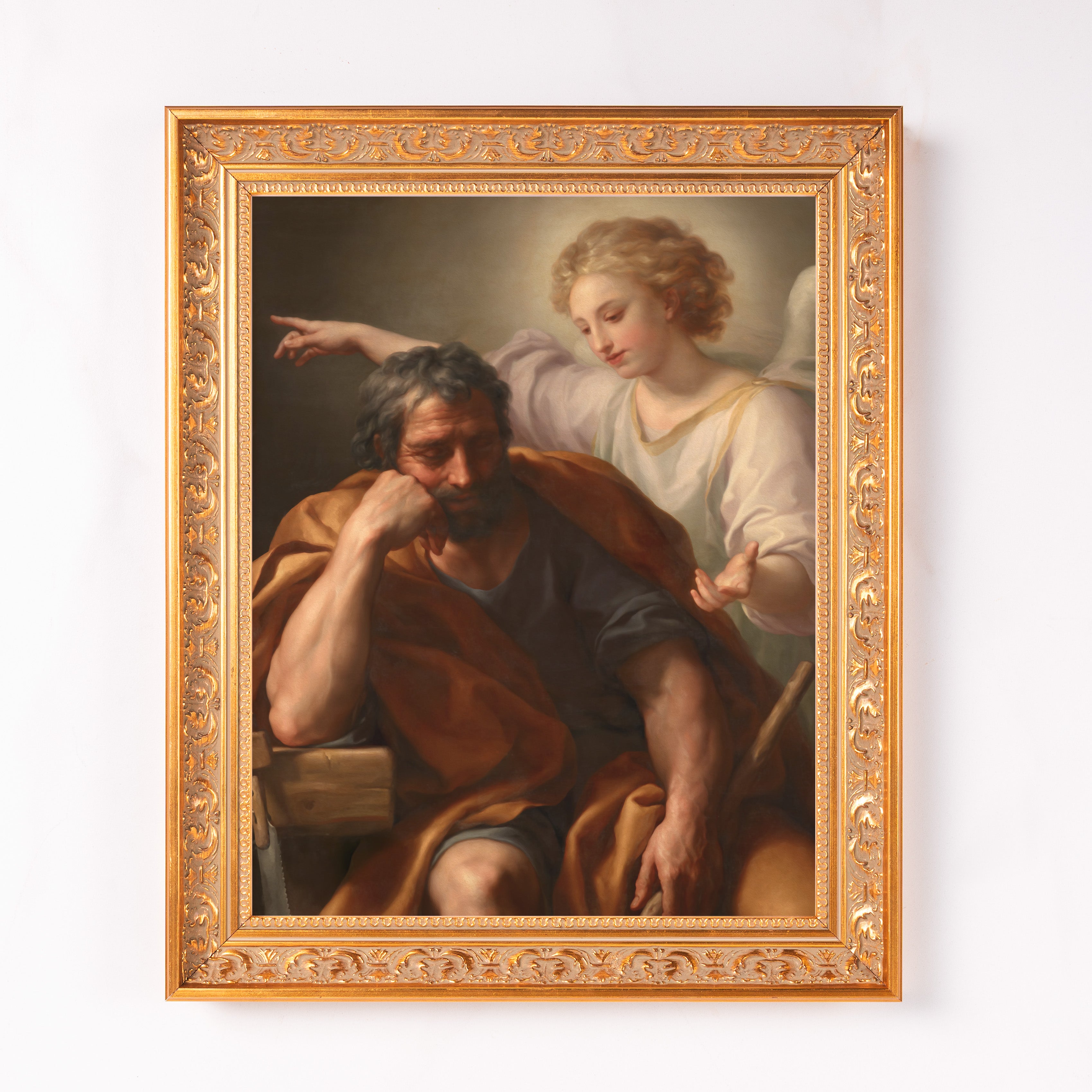 The Dream of Joseph Framed Canvas - Sacred Classics Collection