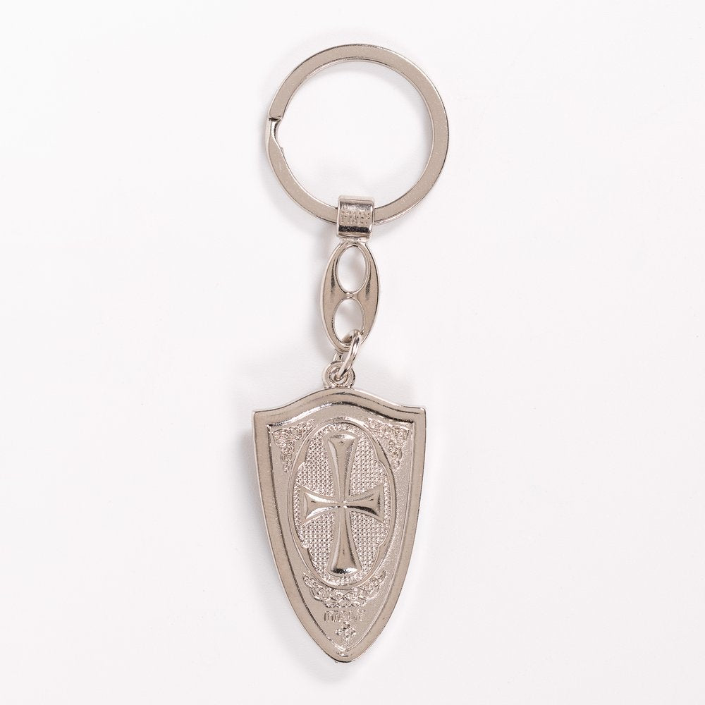St. Michael Shield Key Ring