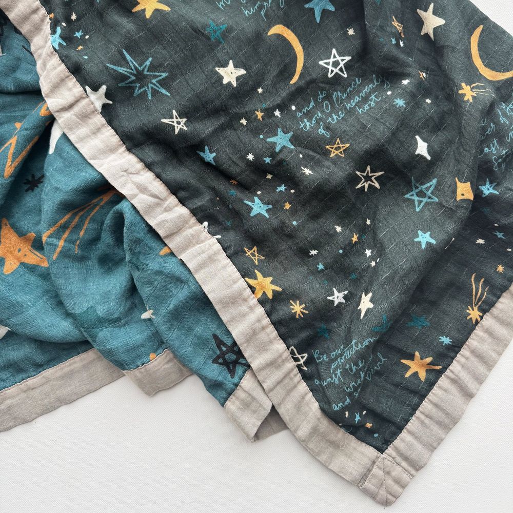 St. Michael Prayer Luxury Muslin Kids Blanket