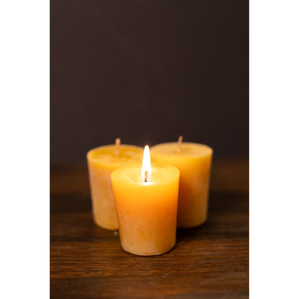 Hand-Poured Beeswax Petite Votive Candle