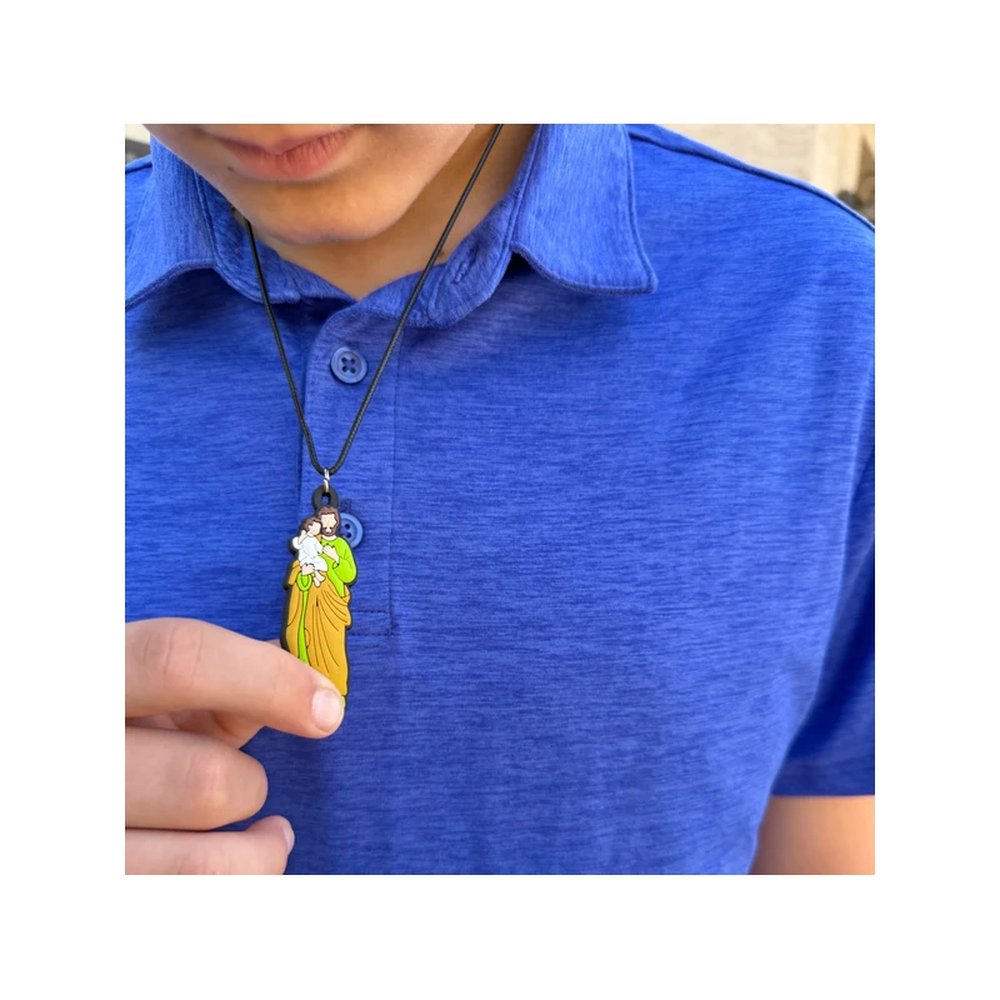 Kids Corded St. Joseph Necklace