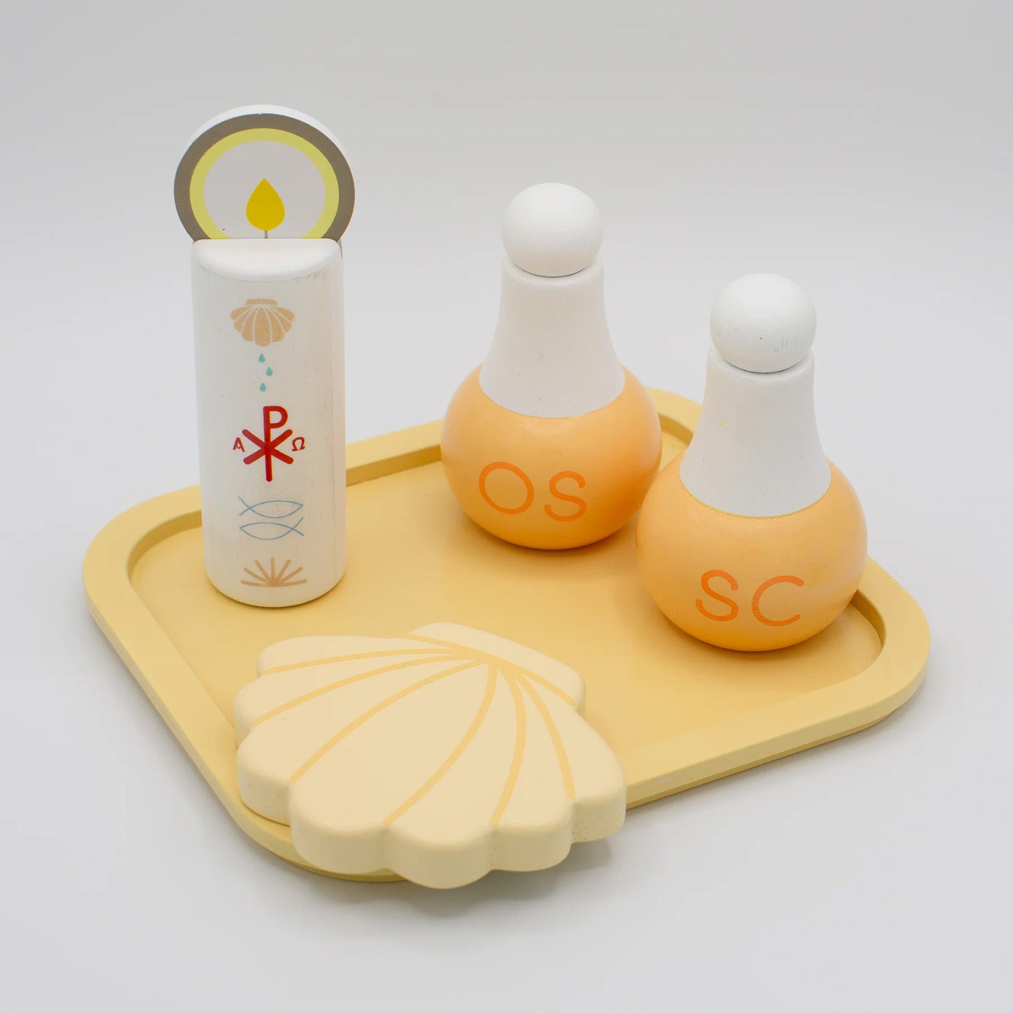 Kids Wooden Baptism Play Set