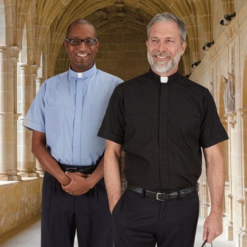 Summer Comfort Short Sleeved Clergy Shirt