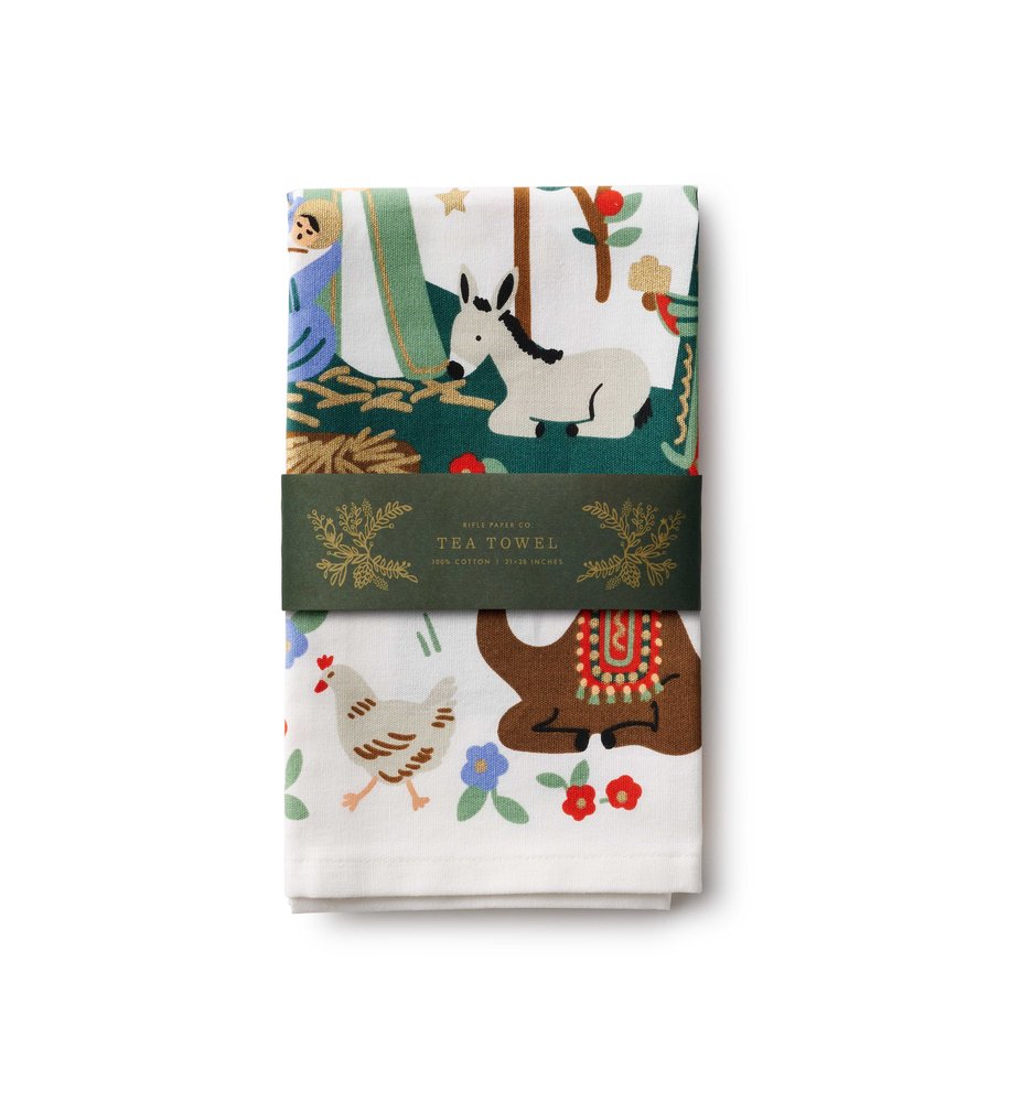 Rifle Paper Co. Nativity Tea Towel