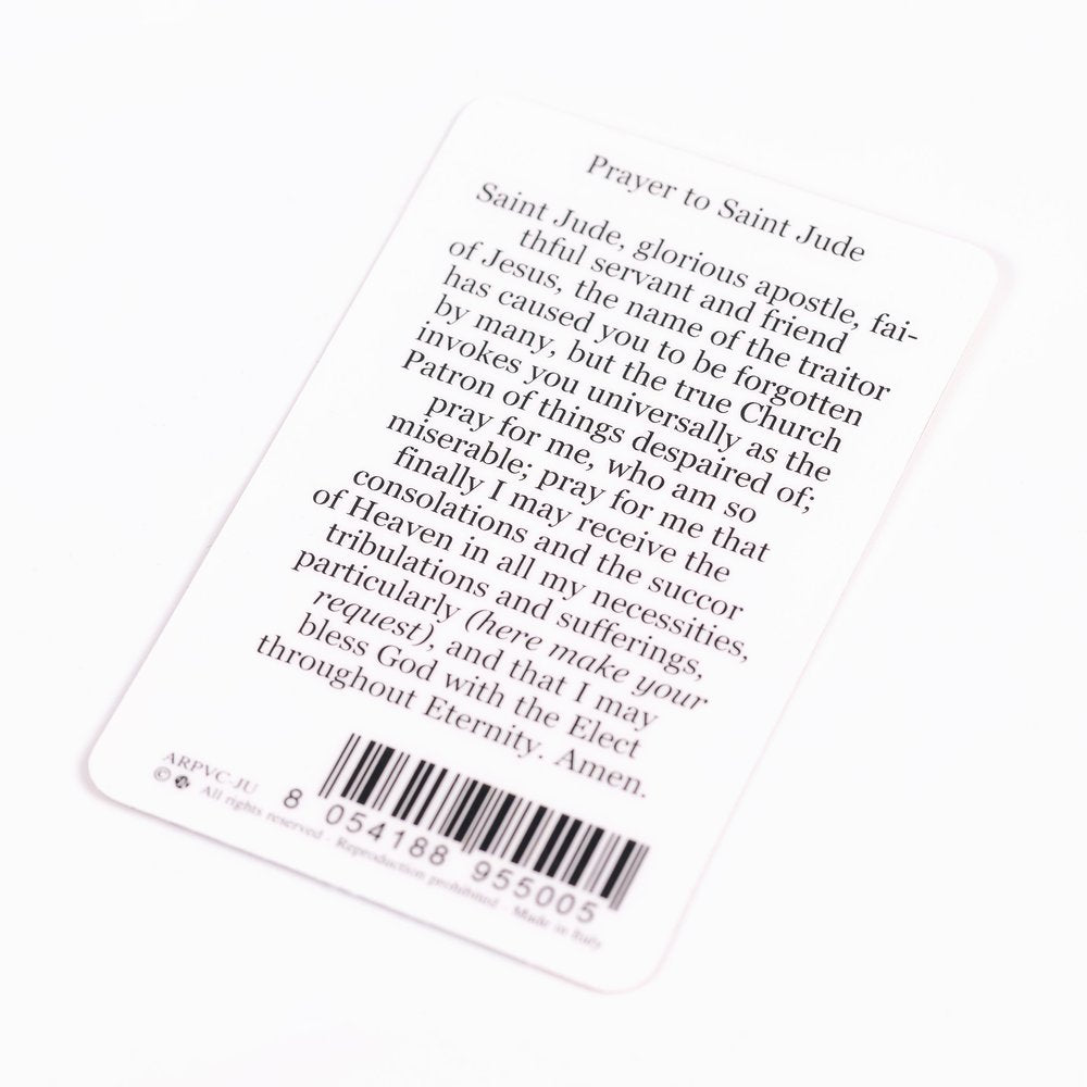 St. Jude Laminated Prayer Card