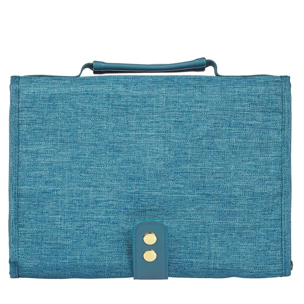 Faith Teal Tri-Fold Organizer & Bible Cover - Large