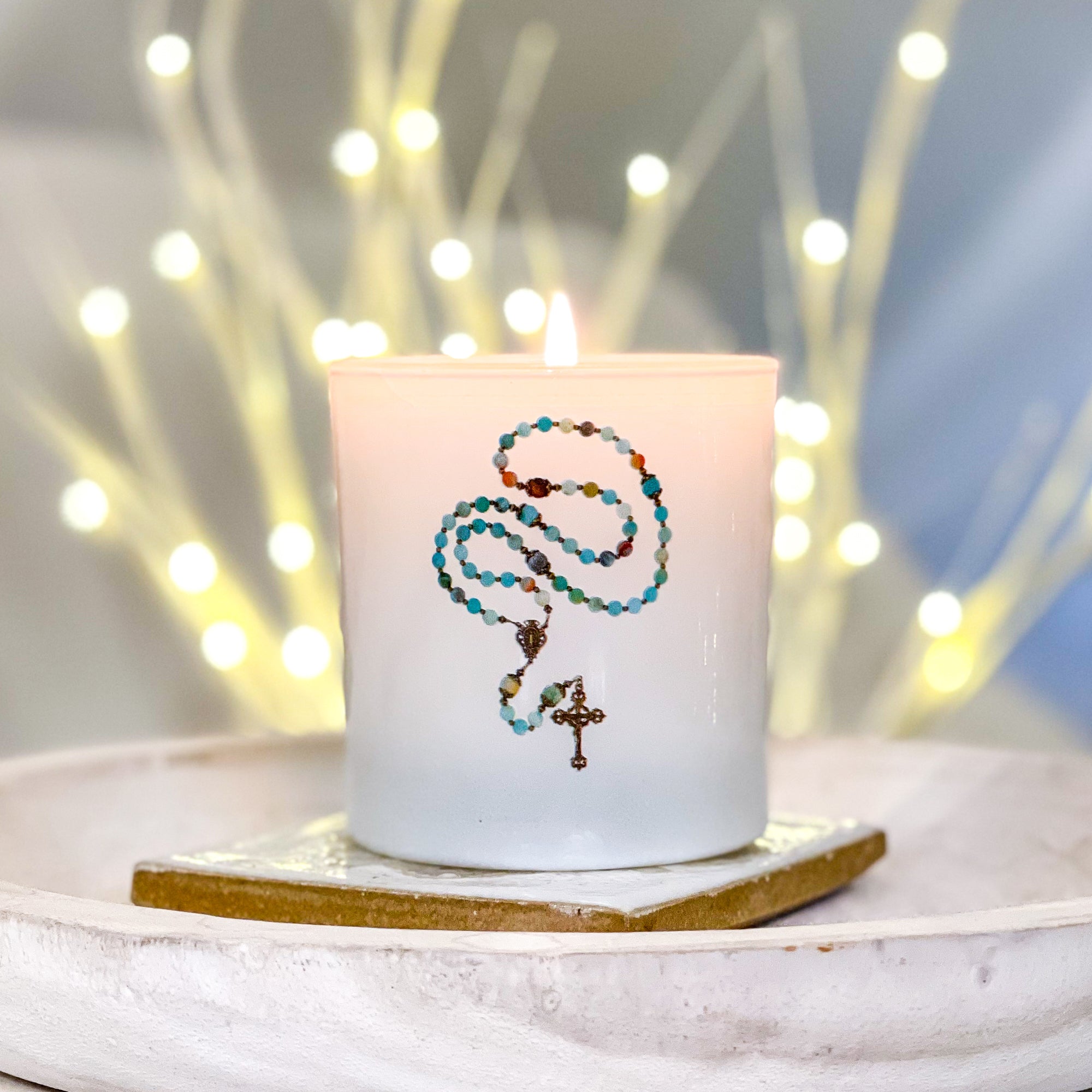 Mysteries of the Rosary Candle