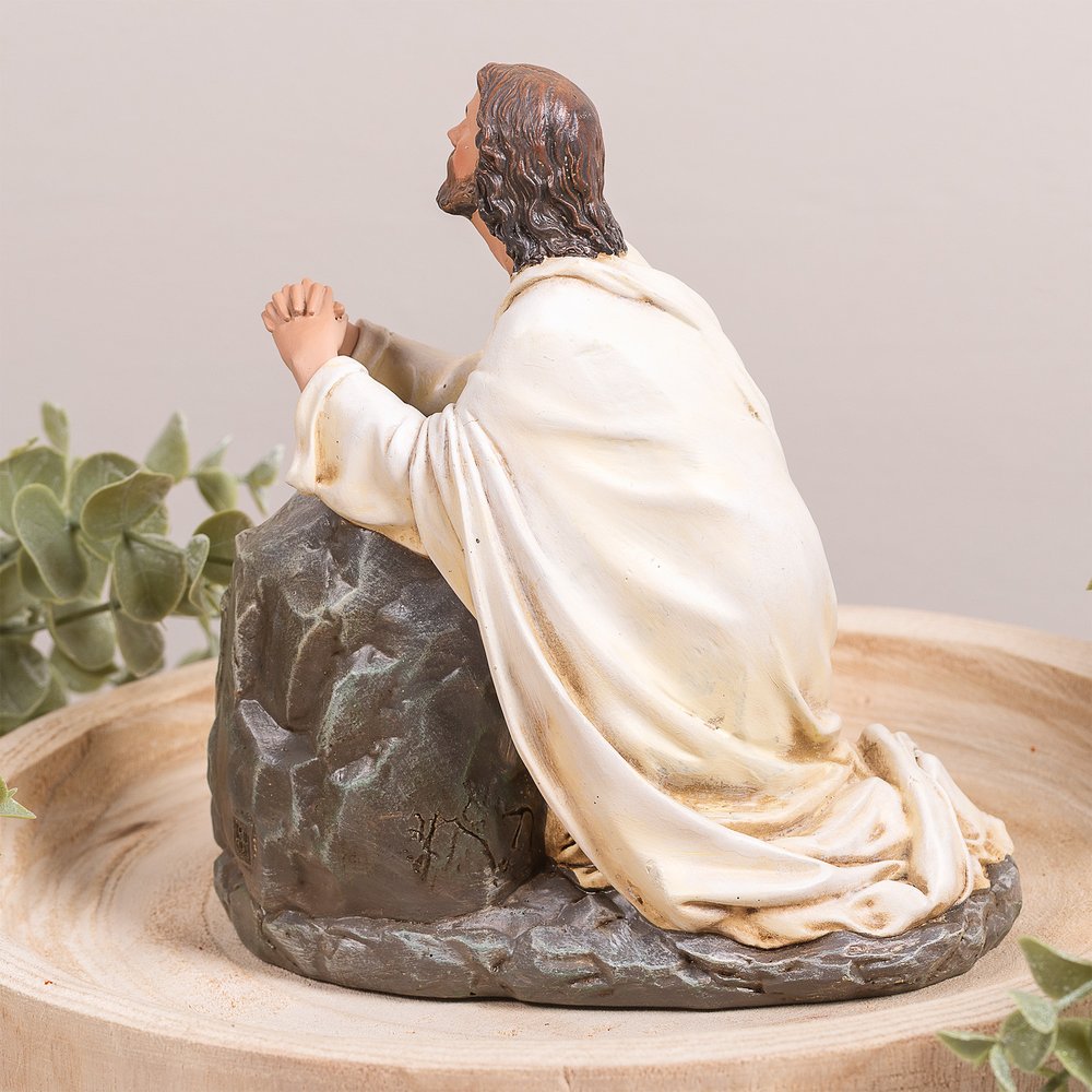 Jesus Agony in the Garden Thy Will Be Done Statue - 6.5"