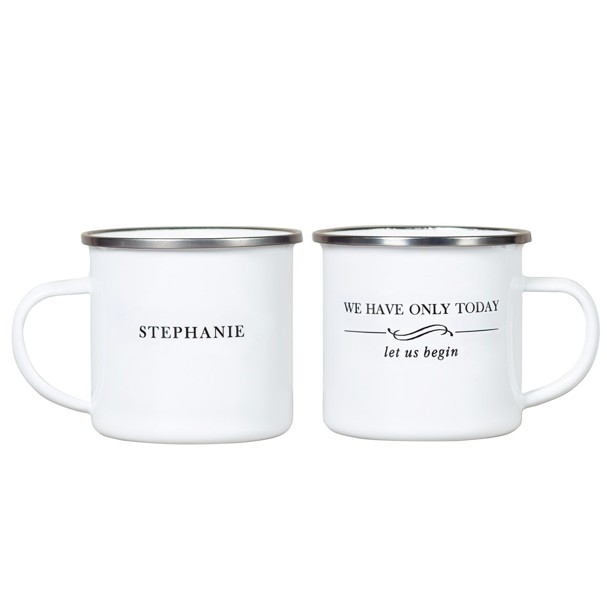 Personalized Mother Teresa Let Us Begin Camp Mug