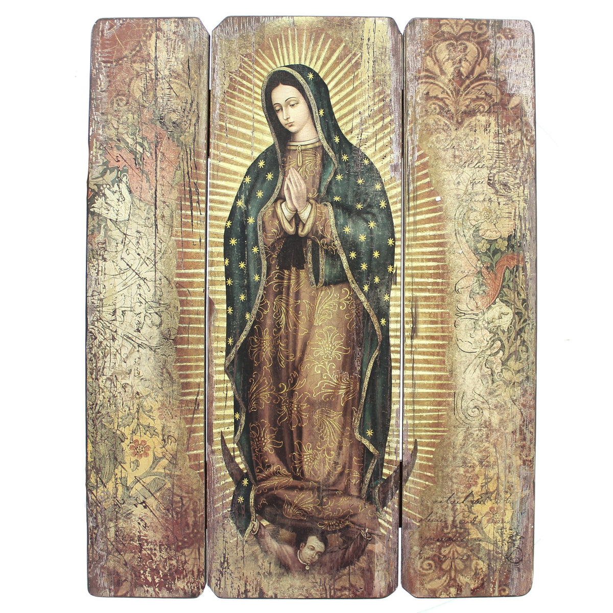 Our Lady of Guadalupe Wooden Wall Plaque | The Catholic Company®