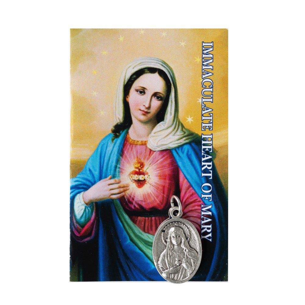 Immaculate Heart Medal and Prayer Card