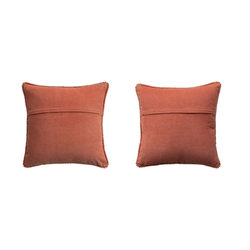 Embroidered Nativity Scene Pillows - Set of 2