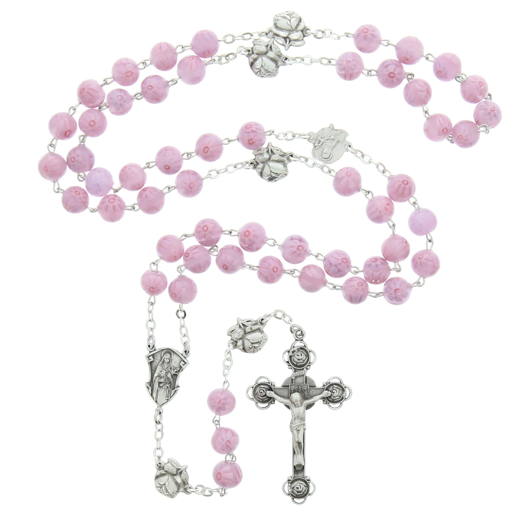 St. Therese Sterling Little Flower Rosary