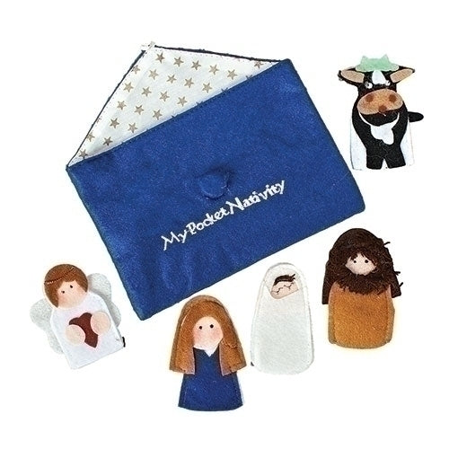 My Pocket Nativity Finger Puppet Nativity Set - 6 Pieces