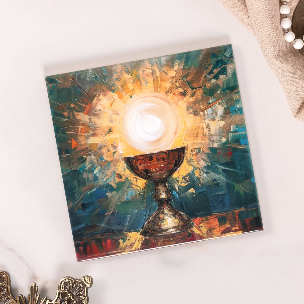 The Holy Eucharist Ceramic Tile