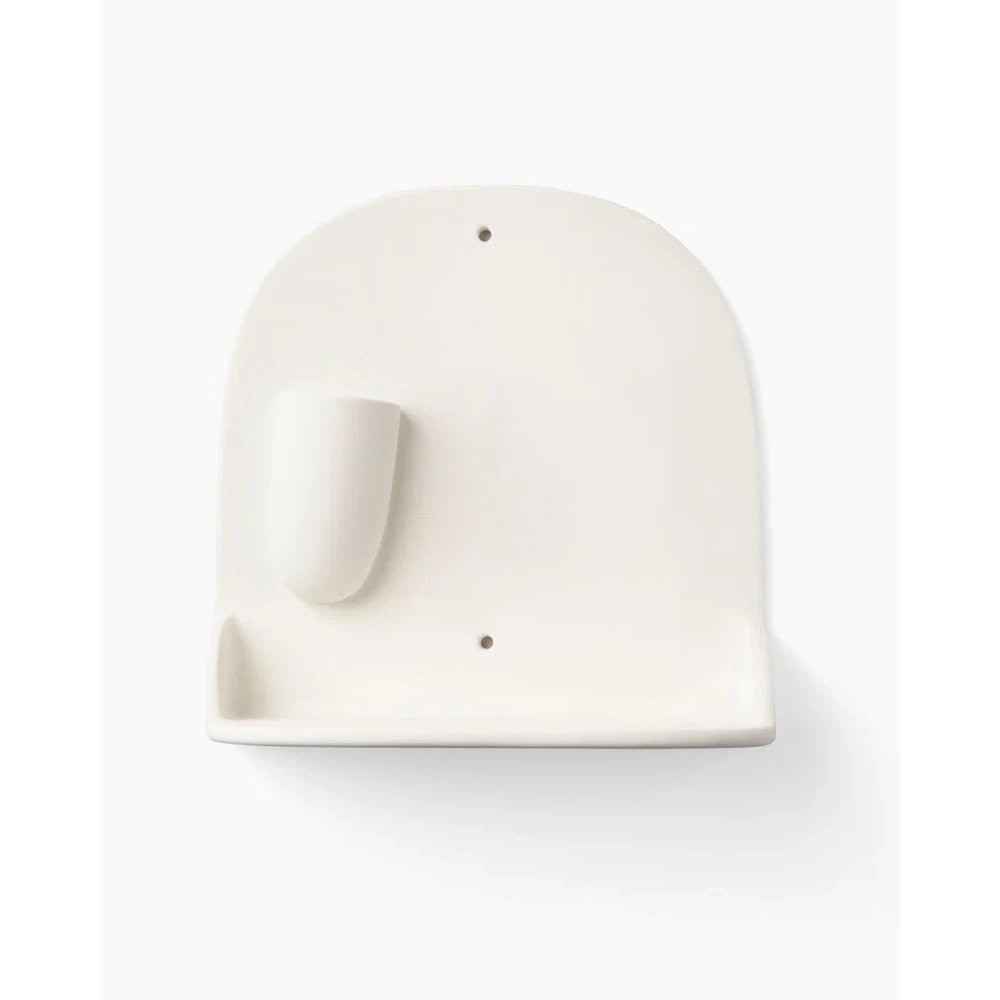 Be A Heart Ceramic Wall Altar with Inset Flower Vase - 10"