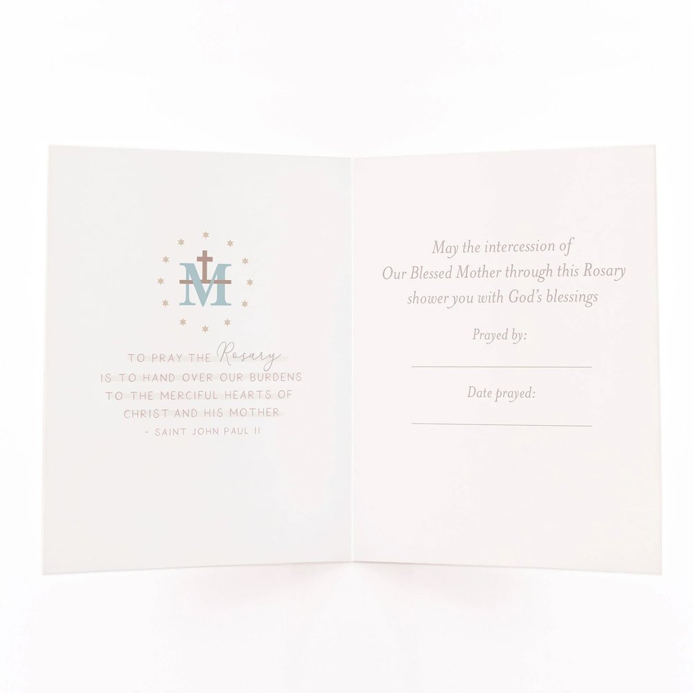 I Prayed a Rosary for You Greeting Cards (Variety 4 Pack)