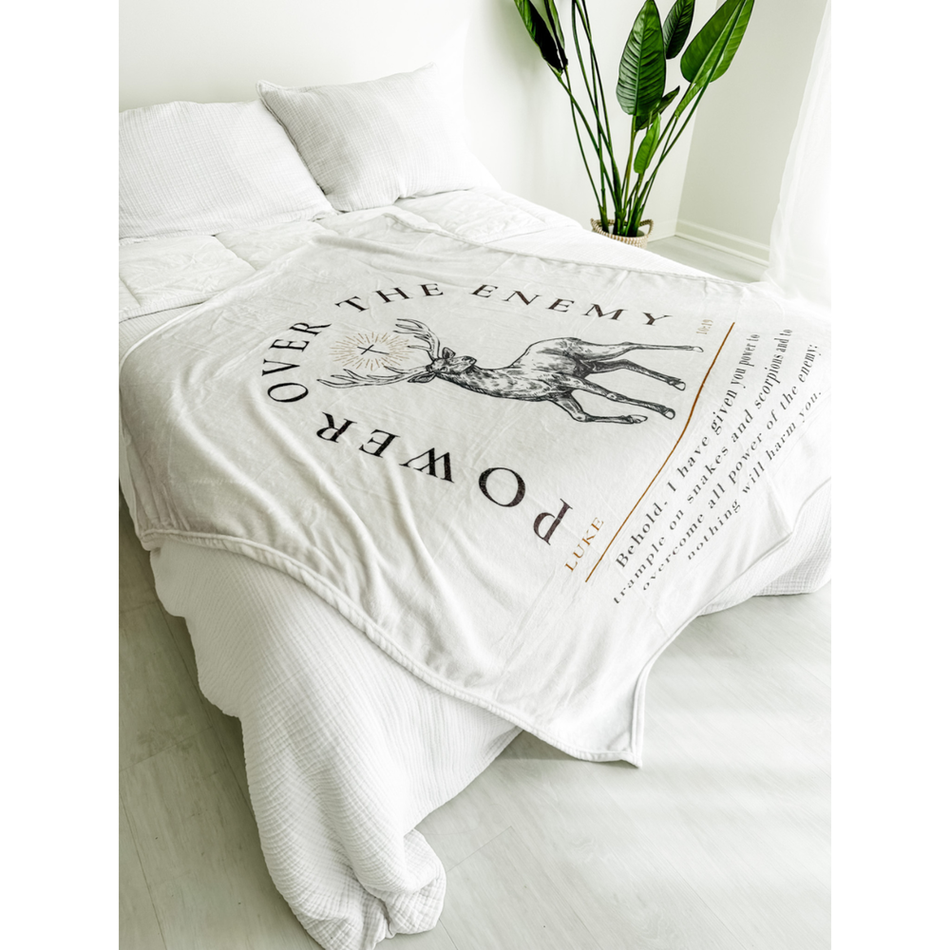 Stag Throw Blanket - 50" x 60"
