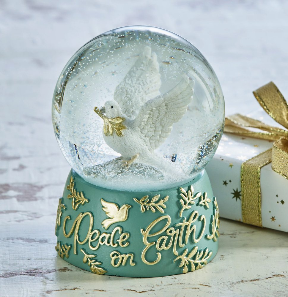 Peace on Earth Snow Globe - 5.5" (H)