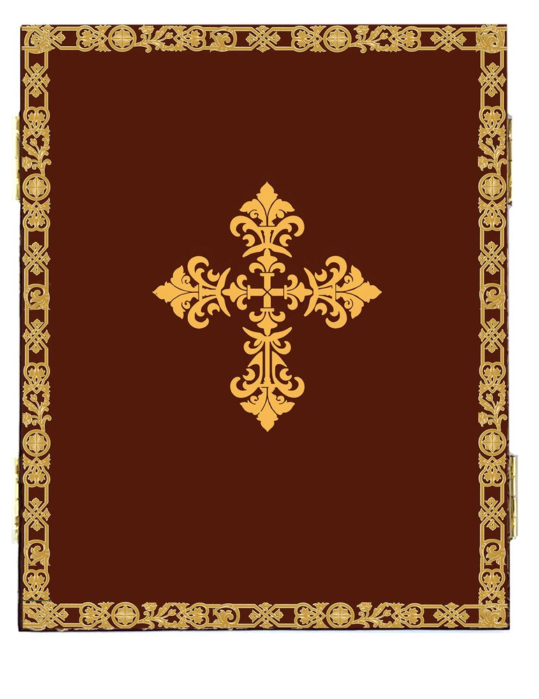 Ukrainian Madonna & Child with St. Michael & Gabriel Triptych