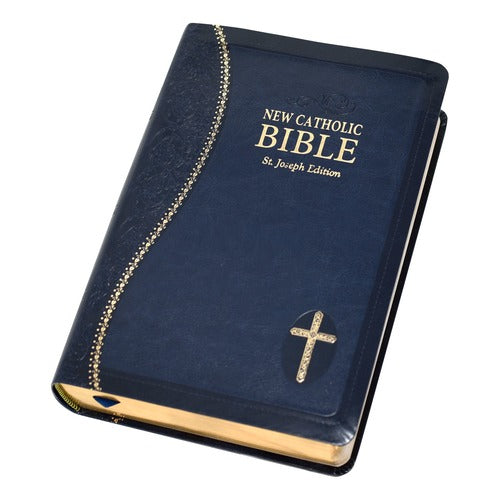 Blue St. Joseph New Catholic Bible (Personal Size)