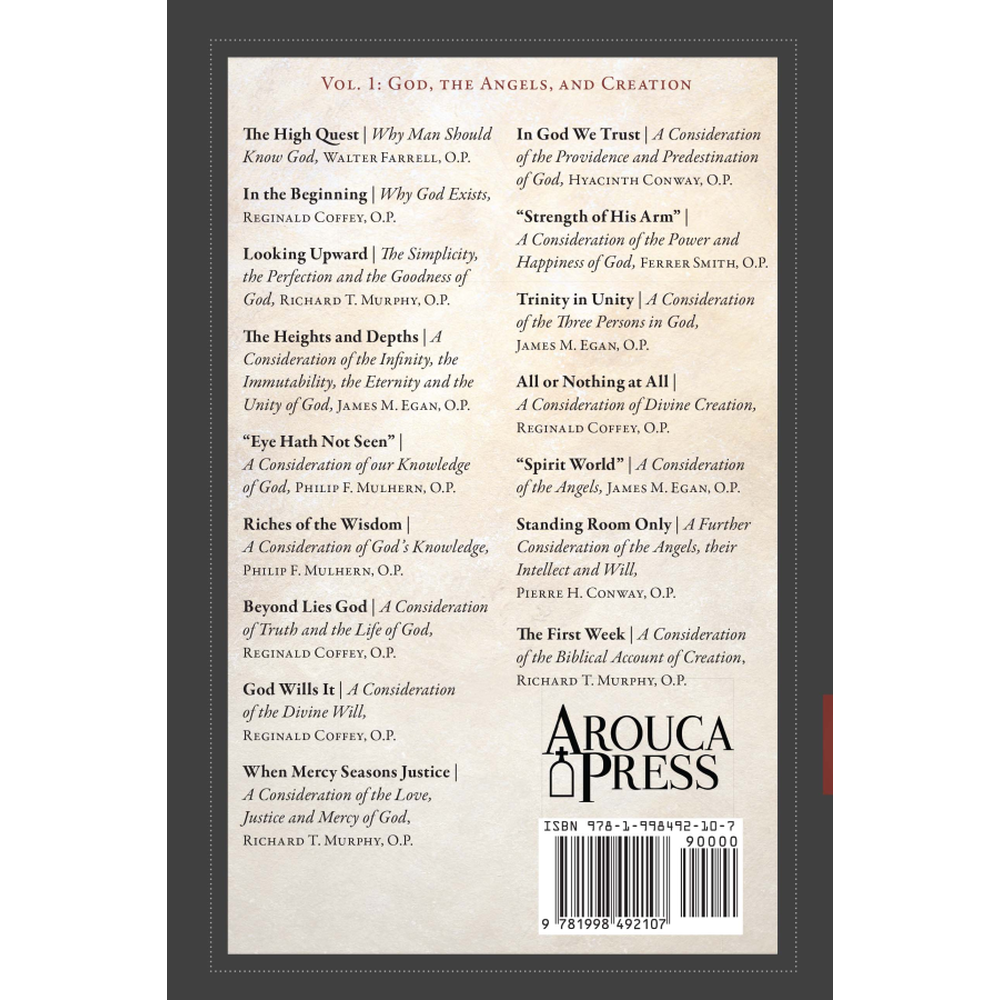 Theology for the Layman (Vol. 1: God, the Angels, and Creation)