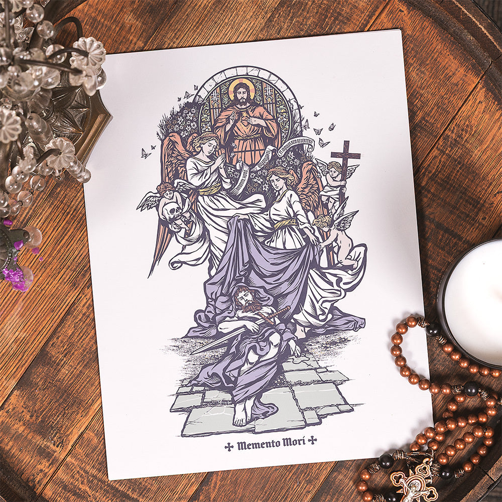 Memento Mori: An Advent Companion & Memento Mori: The Last Battle Unframed Print - Gift Set