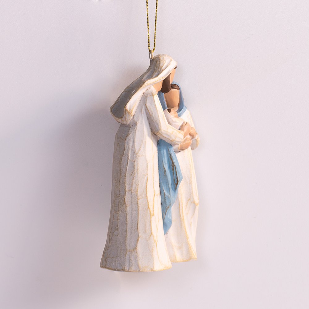 Contemporary Holy Family Ornament - 4"