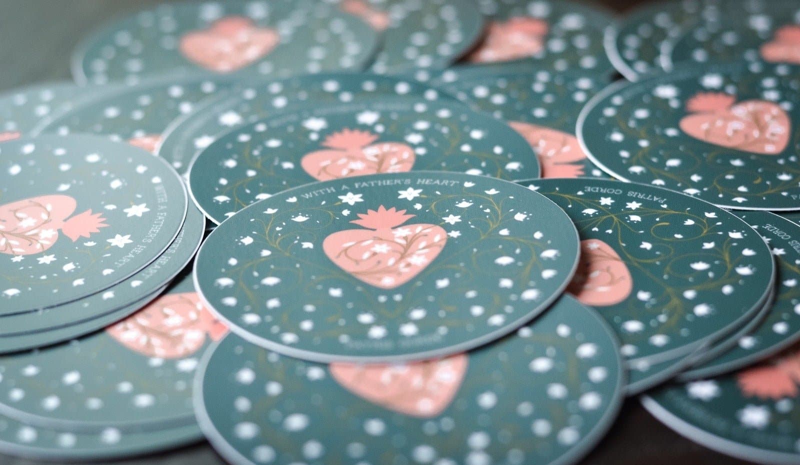 Chaste Heart of St. Joseph Vinyl Sticker