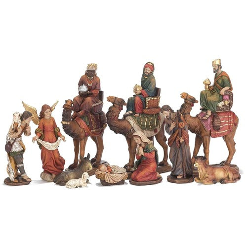 Nativity Set with Wise Men on Camels