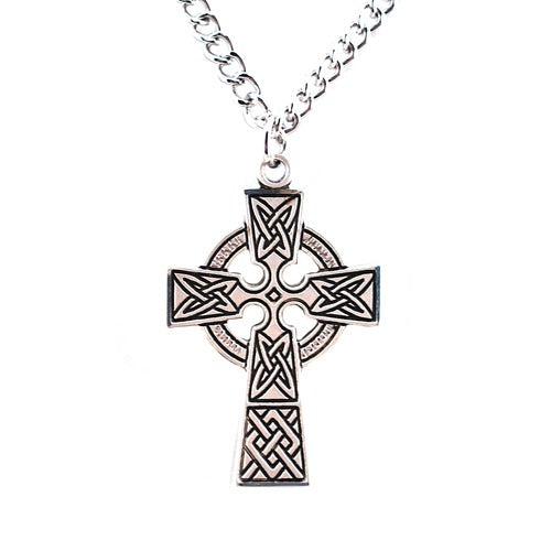 Sterling Silver Celtic Cross w/ 24 inch chain