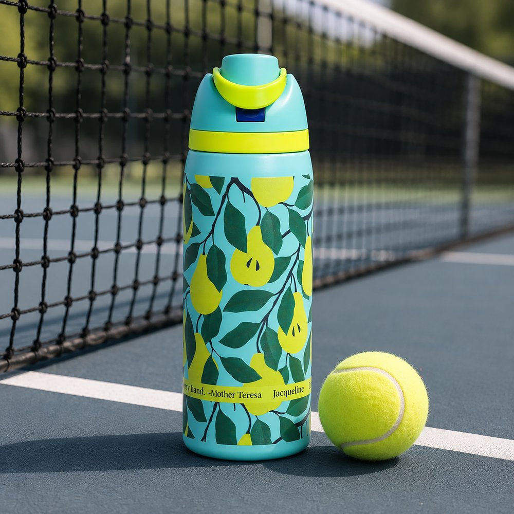 Personalized Mother Teresa Love Is a Fruit Water Bottle