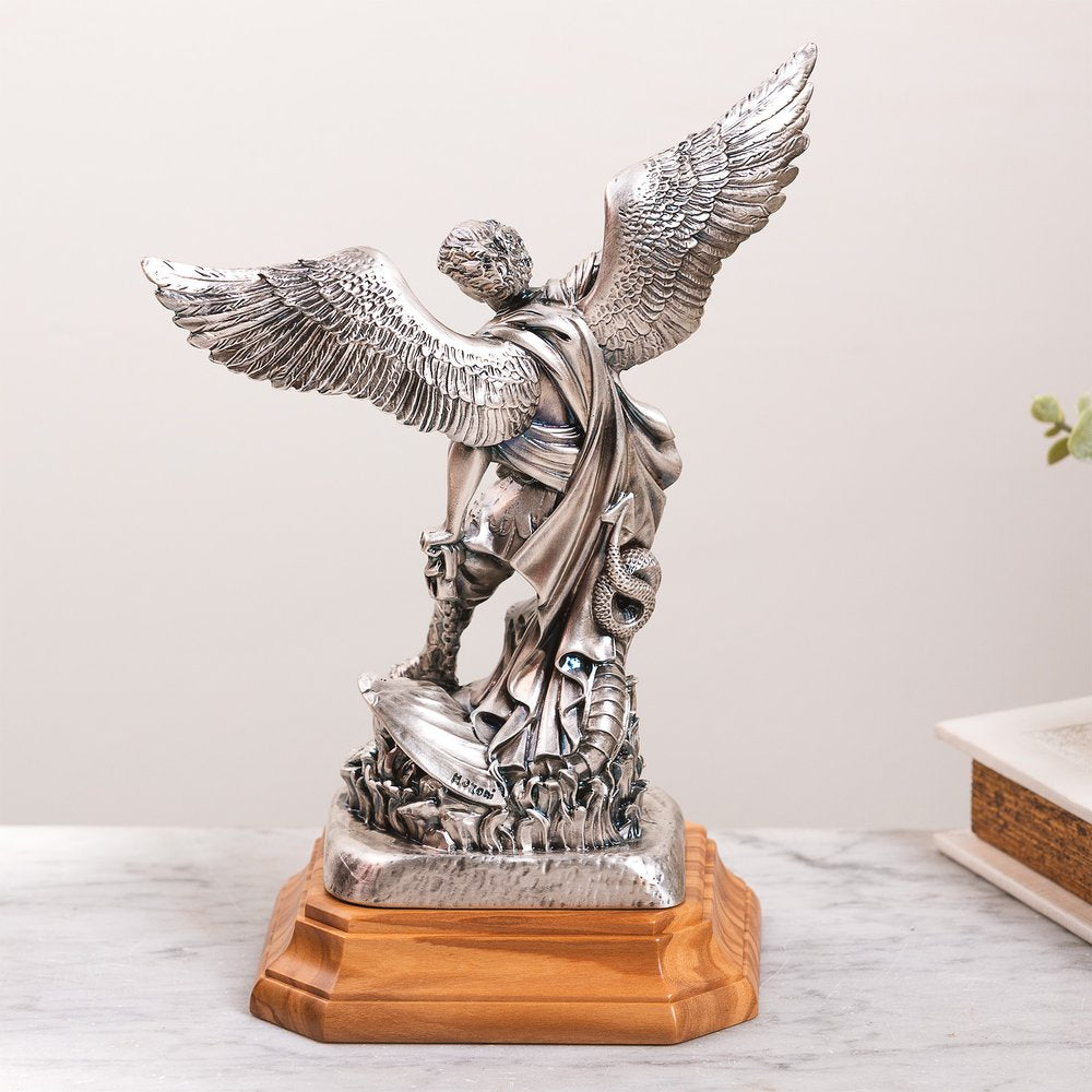 Italian St. Michael Statue - 8.85"