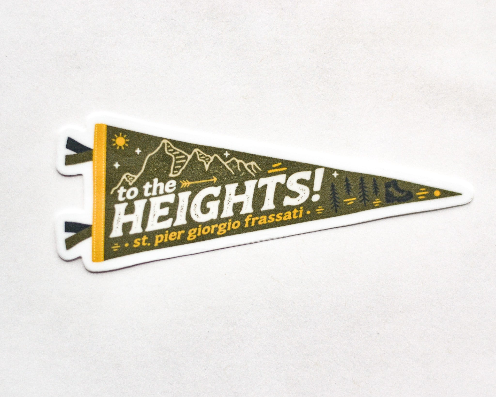 St. Pier Giorgio Frassati Vinyl Sticker