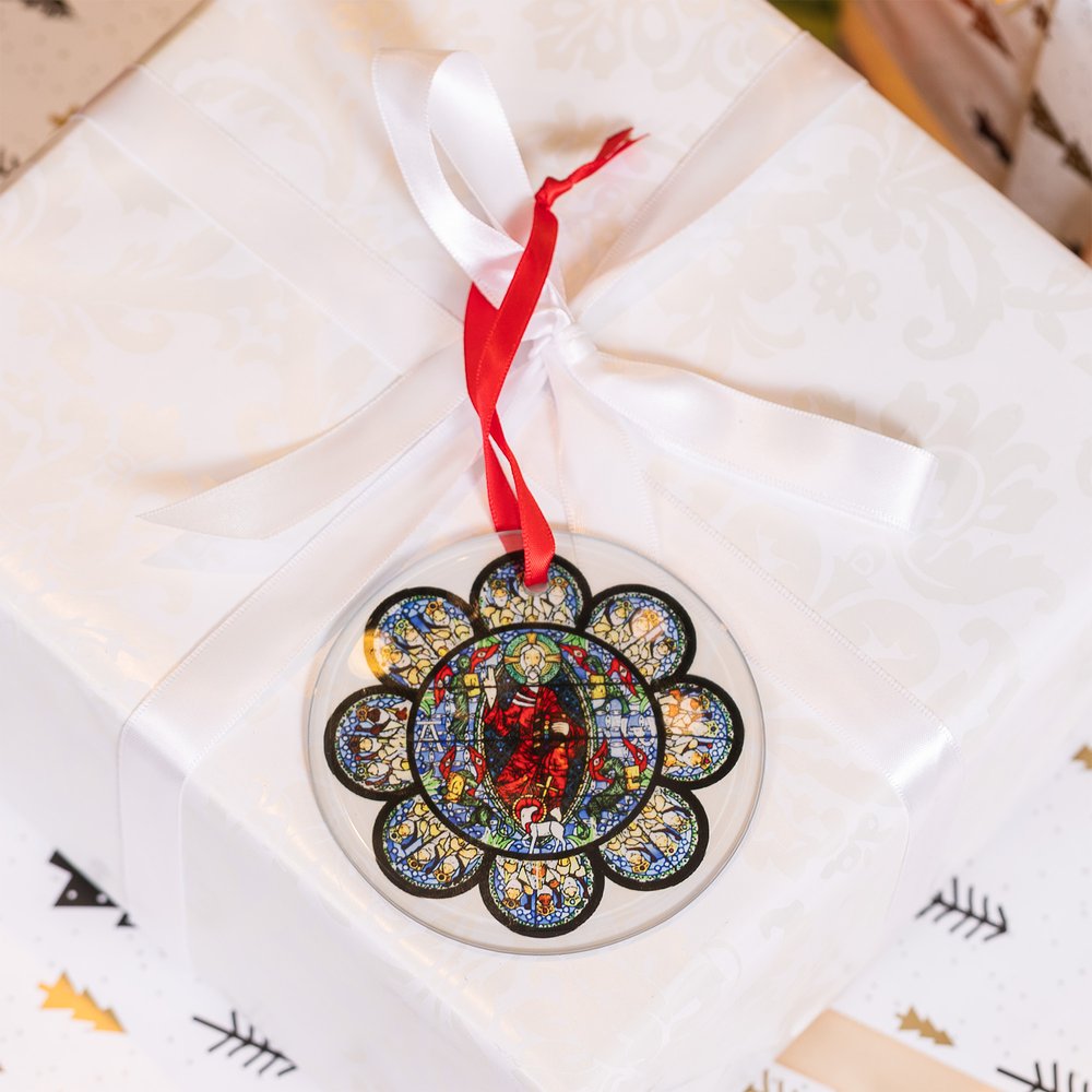Famous Cathedrals Stained Glass Ornament Collection 3 - Set of 6
