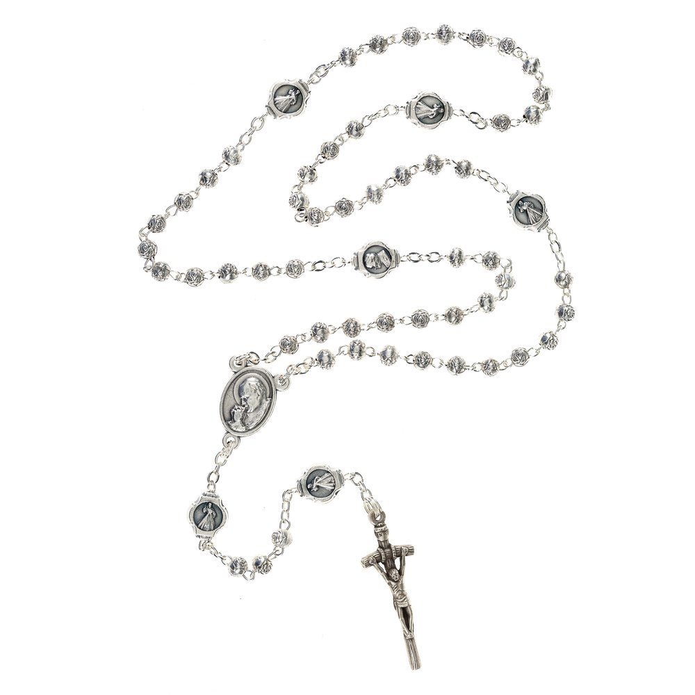 Pope Saint John Paul II Rosary Box with Rosary