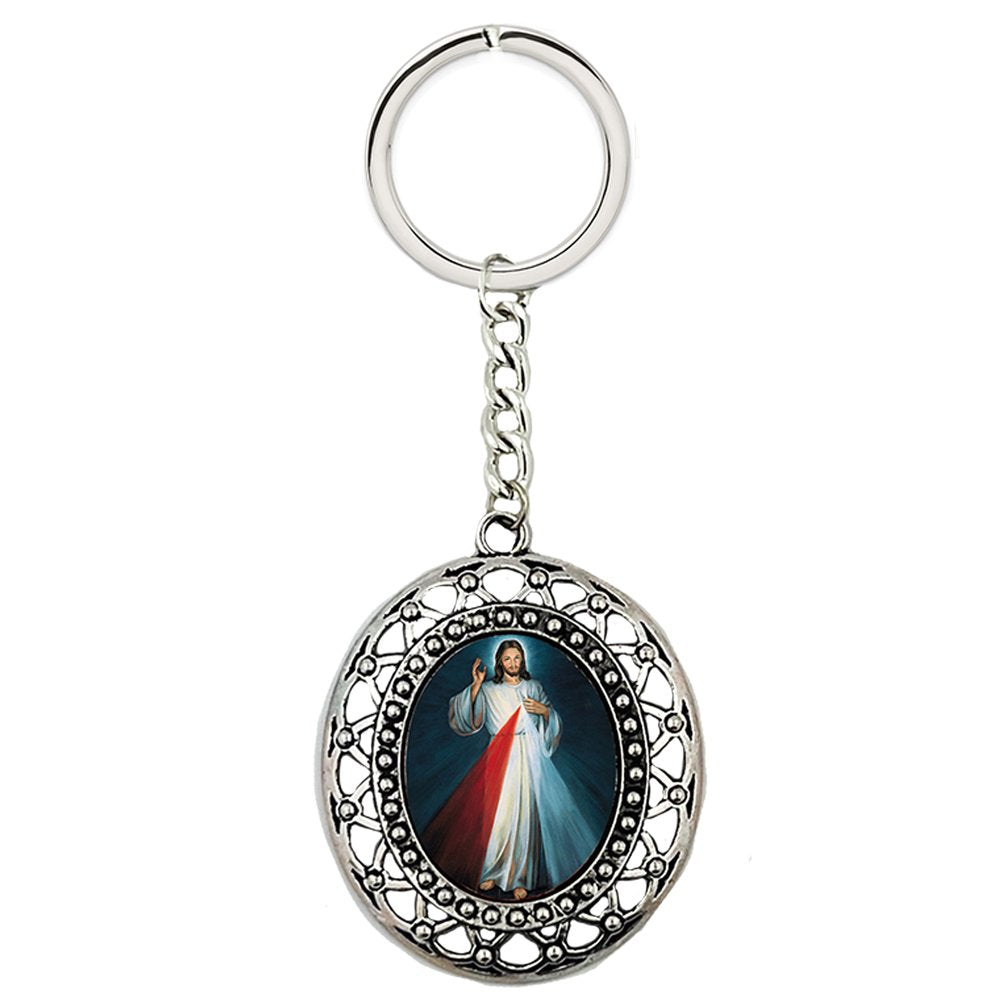 Divine Mercy Icon Key Chain
