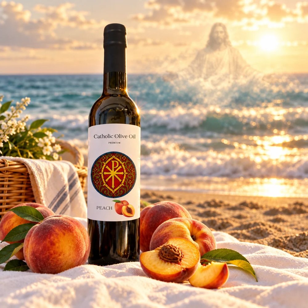 The Chi Rho Peach White Balsamic Vinegar