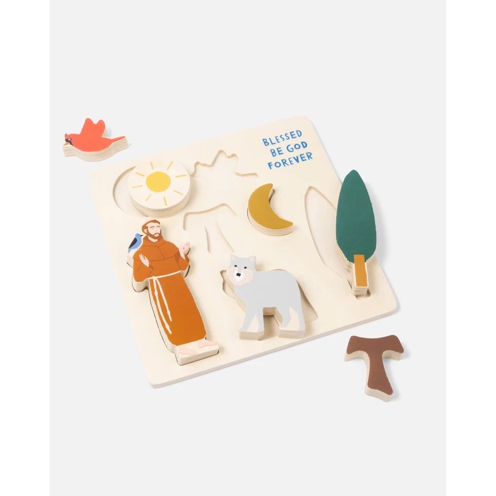 Be A Heart St. Francis Wooden Puzzle
