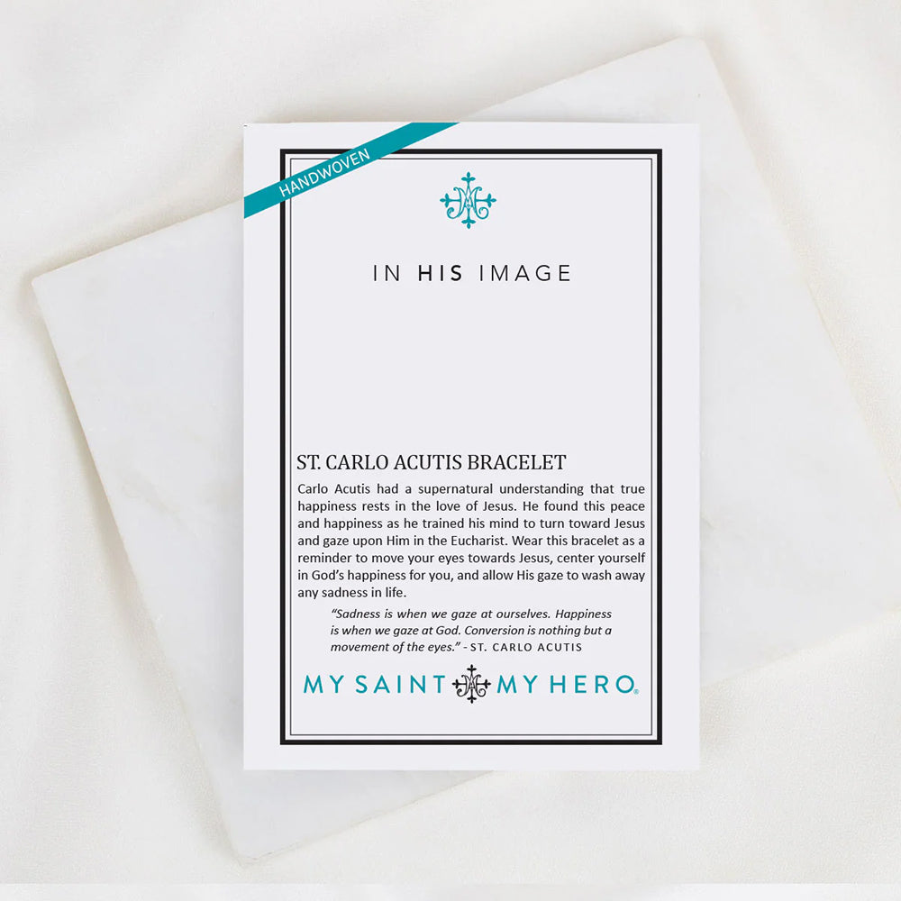 St. Carlo Acutis Blessing Bracelet