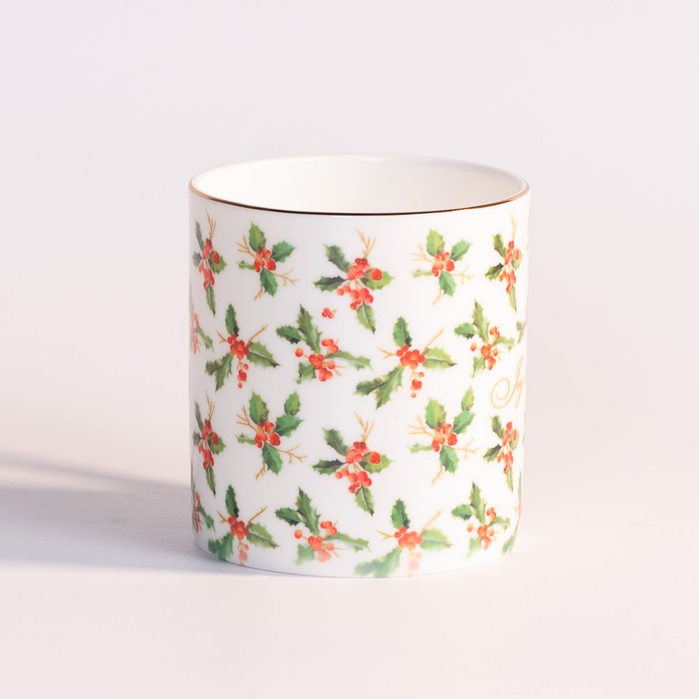 Joy to the World Bone China Christmas Mug