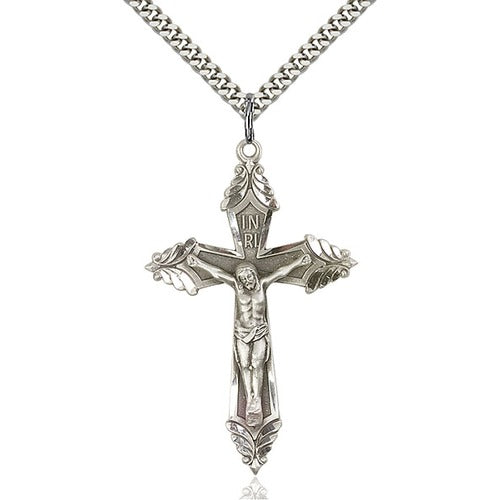 Sterling Silver Crucifix Pendant - 2510688