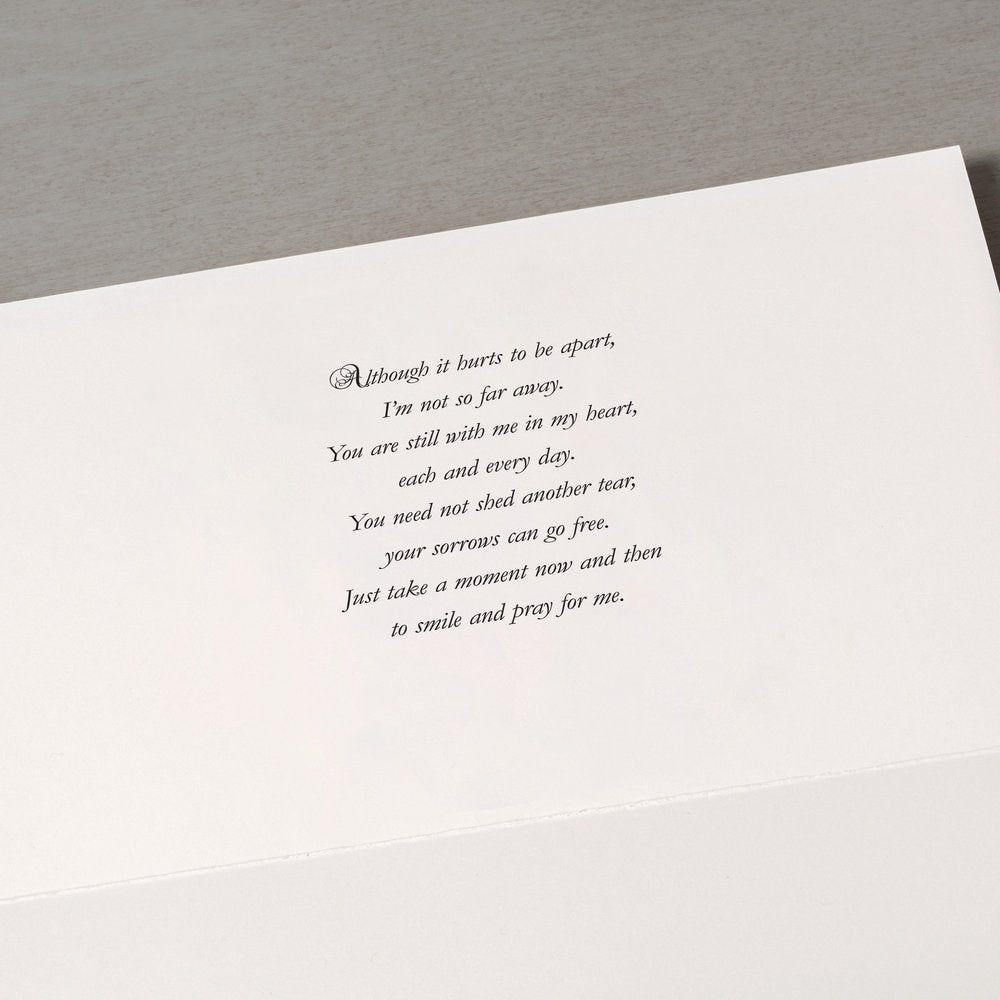 Single Cardinal Memorial Christmas Card