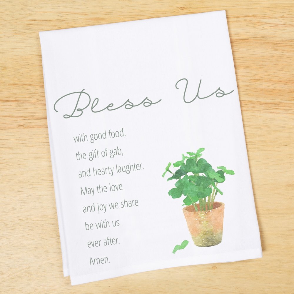 Irish Kitchen Blessing Dish Towel